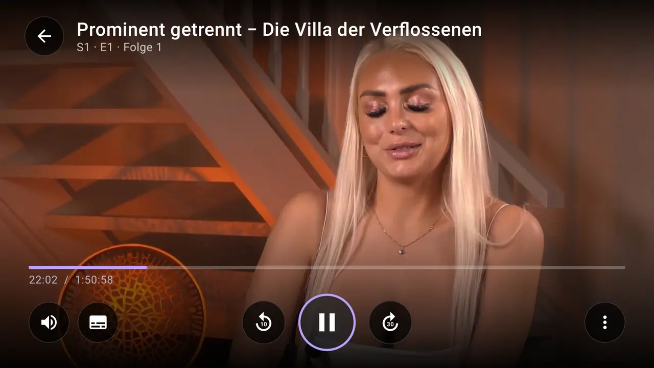 Jellystack Android TV remote-friendly video player controls